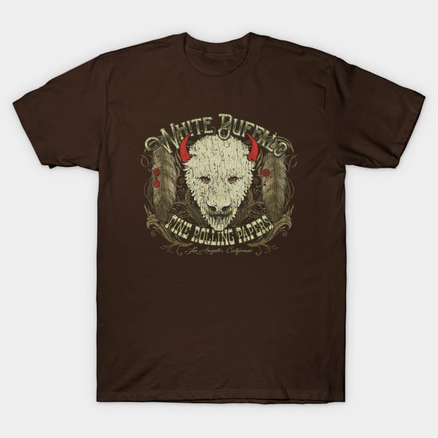 White Buffalo Rolling Papers 1976 T-Shirt by JCD666